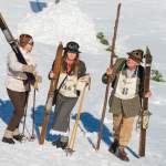 Aufstieg - Nostalgie-Skirennen 2014 in Wagrain