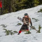 Urig gehts zu beim Nostalgie-Skirennen 2014 in Wagrain