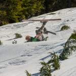 Brutaler Sturz beim Nostalgie-Skirennen 2014 in Wagrain