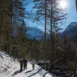 Wandern am Jägersee Wagrain-Kleinarl im Winter